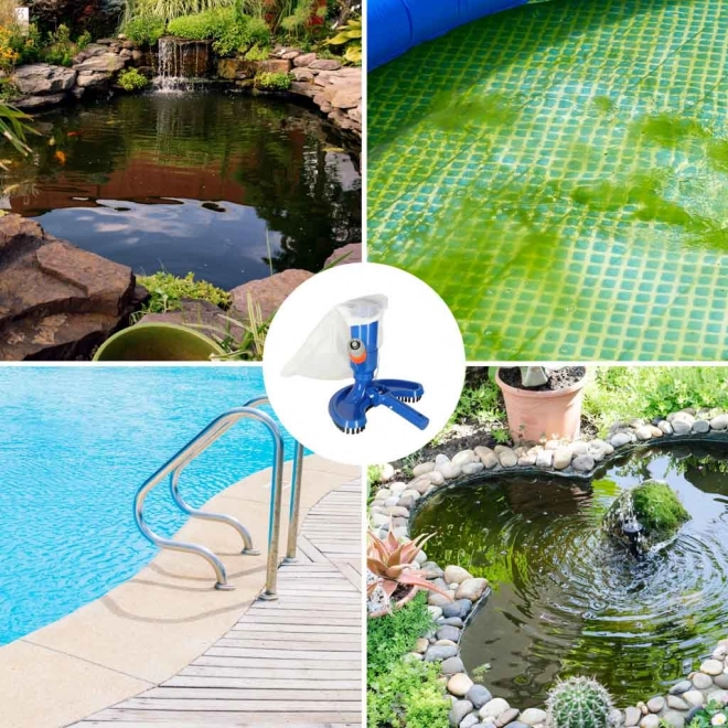 Set de curățare a fundului iazului Pool Hoover cu sac reutilizabil