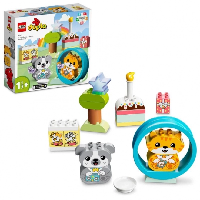 Lego Duplo primul meu cățeluș și pisică cu sunete