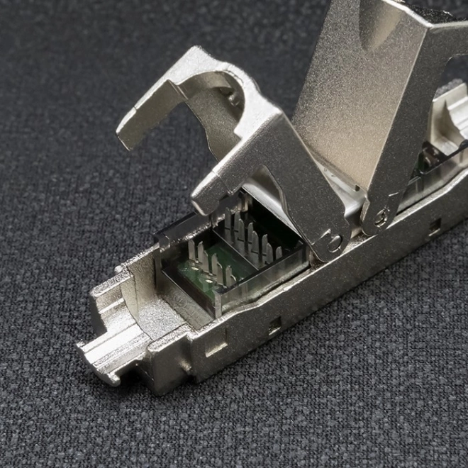 Conector fără unelte RJ45 STP Cat6