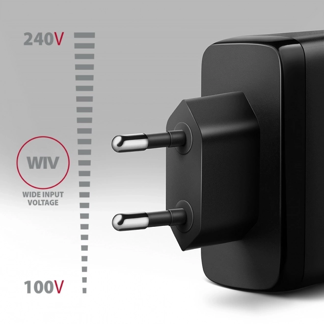 Încărcător GaN 100W cu 3 porturi AXAGON