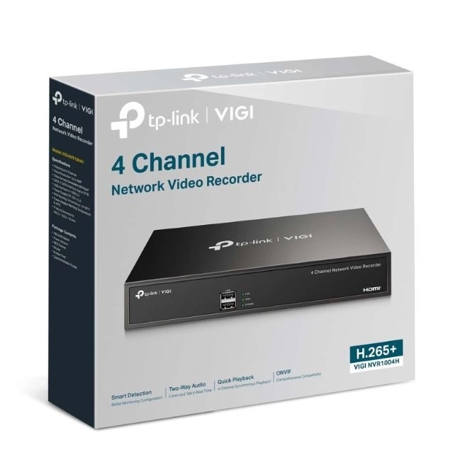 Rejestrator video 4K Vigi cu 4 canale