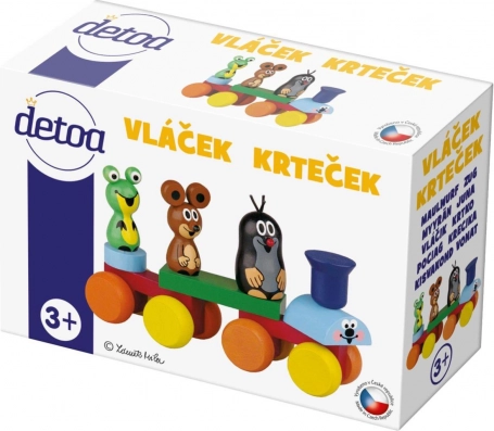Trenuleț din lemn KRTEČEK Detoa
