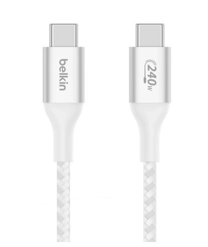 Cablu USB-C la USB-C alb