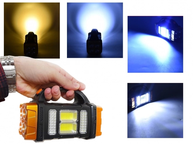Lampa solară portabilă cu LED și încărcător