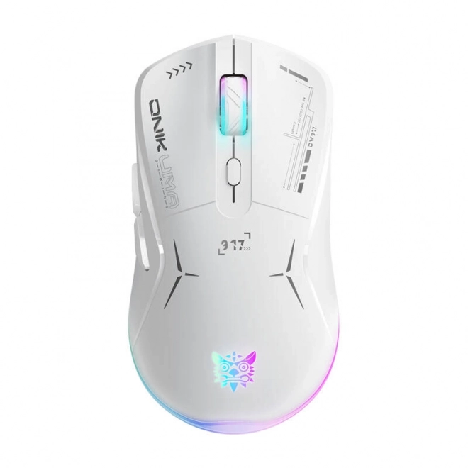 Mouse de gaming wireless Onikuma CW917 alb