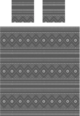 Design de iarnă stilat în gri