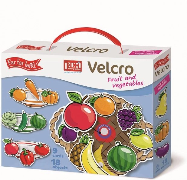 Pexi Velcro puzzle cu fructe și legume