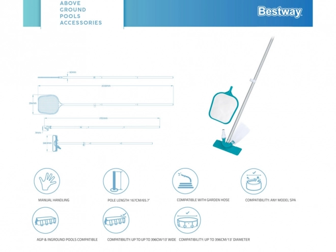 Set pentru curățarea piscinei Bestway
