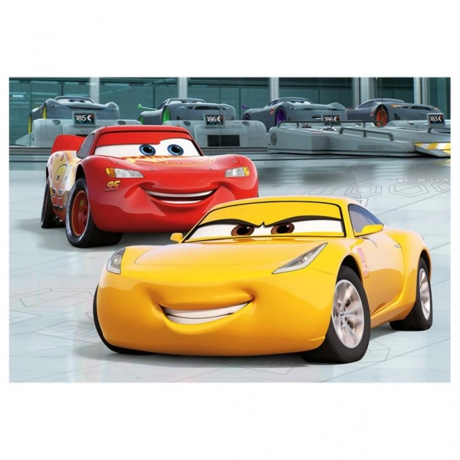 Puzzle Dino Auta: Cursa Blițului McQueen 2x77 piese