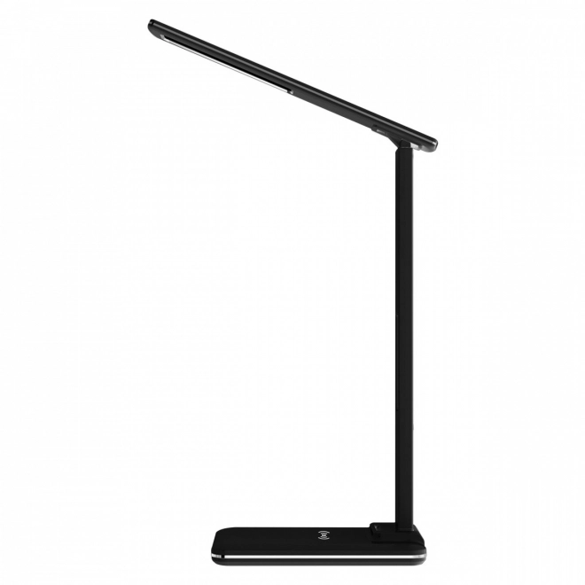 Lampă de birou cu încărcător wireless LEDITOU neagră