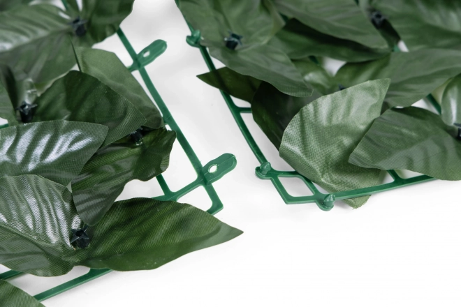 Gard viu artificial 500x50 cm pentru balcon, culoare verde