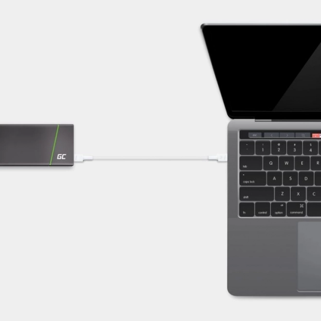 Cablu de Încărcare PowerStream USB-C la USB-C 2m Alb