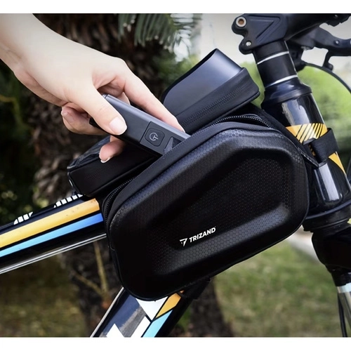 Geantă de bicicletă pentru telefon cu husă impermeabilă și parasolar