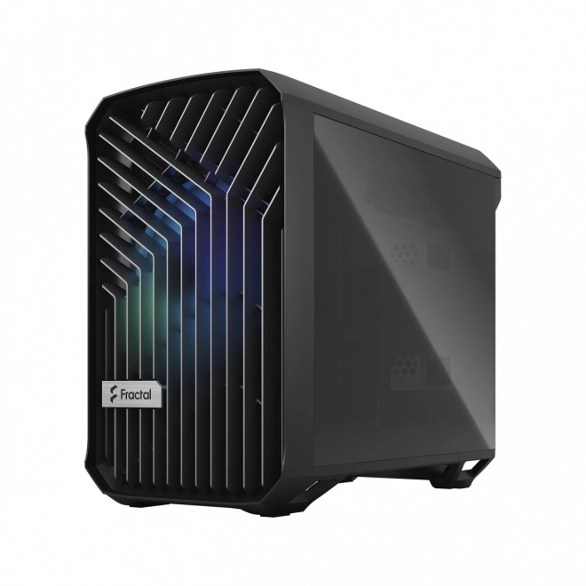 Carcasa Torrent Nano RGB Negru TG Ușoară Tindere
