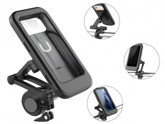 Suport telefon impermeabil pentru bicicleta cu rotație 360