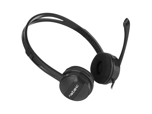 Căști cu microfon Canary negre