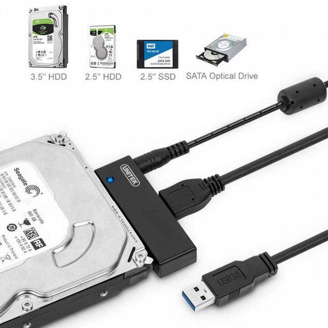 Adaptor USB 3.0 la SATA III pentru HDD/SSD