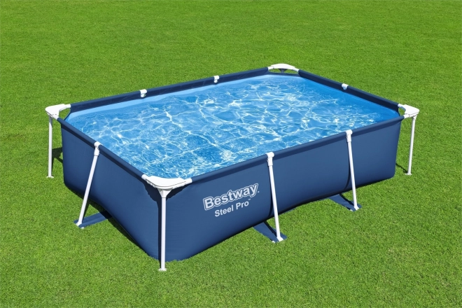 DeluxeJr Steel Pro Rack Piscină 259x170x61 BESTWAY pentru grădină
