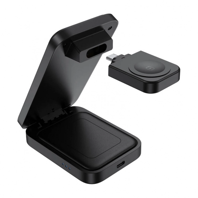 Încărcător magnetic 3-în-1 pentru iPhone serii 12/13/14/15