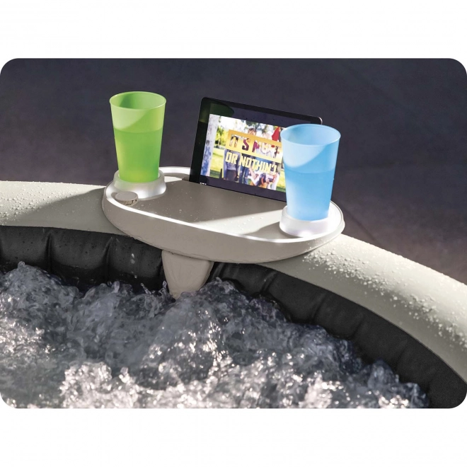 Suport pentru băuturi cu iluminare LED și spațiu pentru tabletă, telefon SPA INTEX 28520