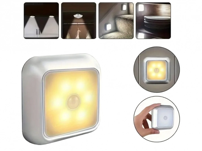 Lumină de noapte LED autoadezivă cu detectare a mișcării
