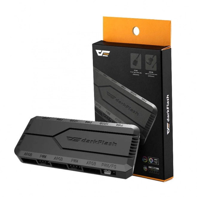 Modul de control ventilator Darkflash cu RGB și telecomandă