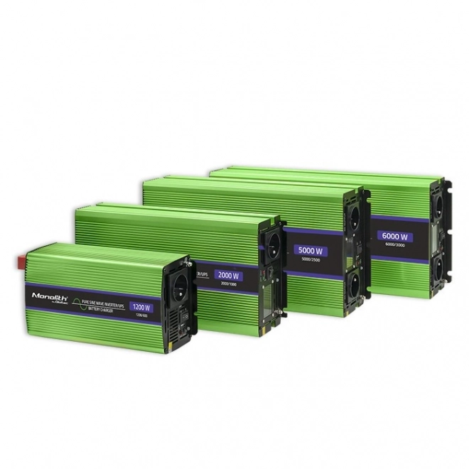 Invertor de tensiune pentru încărcare baterii și UPS 300/600W Qoltec