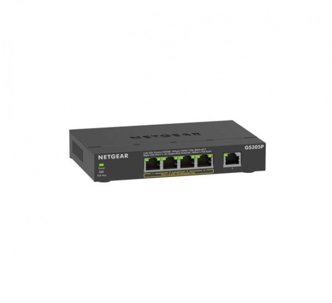 Przełączator NETGEAR GS305P PoE+ 5-Porturi Gigabit Ethernet