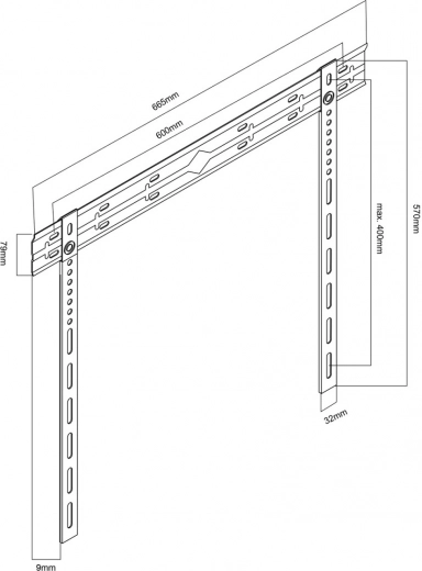 Compatibilitate universală VESA până la 600 × 400