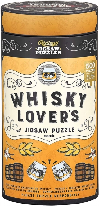 Puzzle Ridley's Games pentru iubitorii de whisky 500 piese