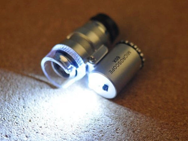 MICROSCOP 60x 2 LED PROFESIONAL PENTRU BIJUTIERI