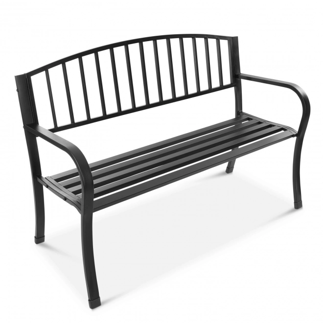 Bancă de grădină cu spătar pentru terasă și balcon