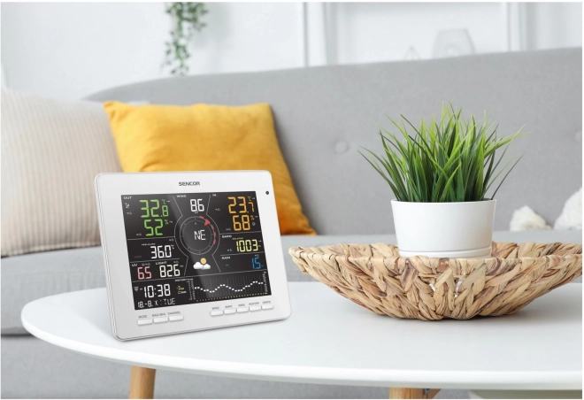Stație meteorologică inteligentă WiFi cu senzor 7 în 1
