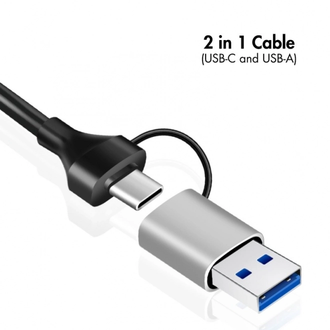 Adaptor USB-A/USB-C la Ethernet 2,5G, gri