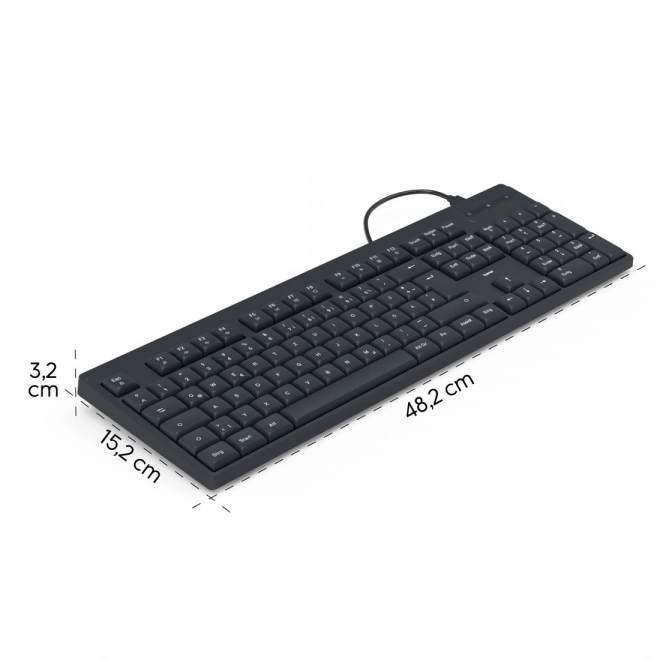 tastatură cu fir Hama CK-100 neagră