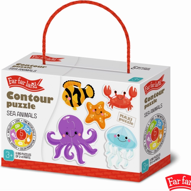 Puzzle contur Marea 5 imagini