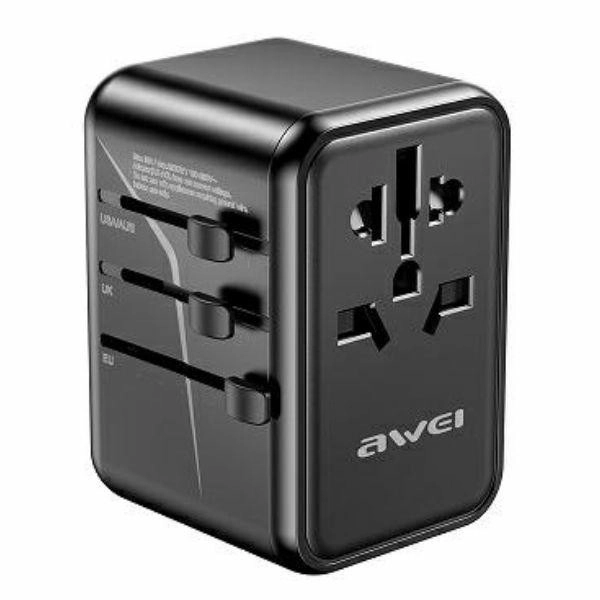 Încărcător de călătorie GaN 65W 4 în 1 cu prize US/AU/EU/UK