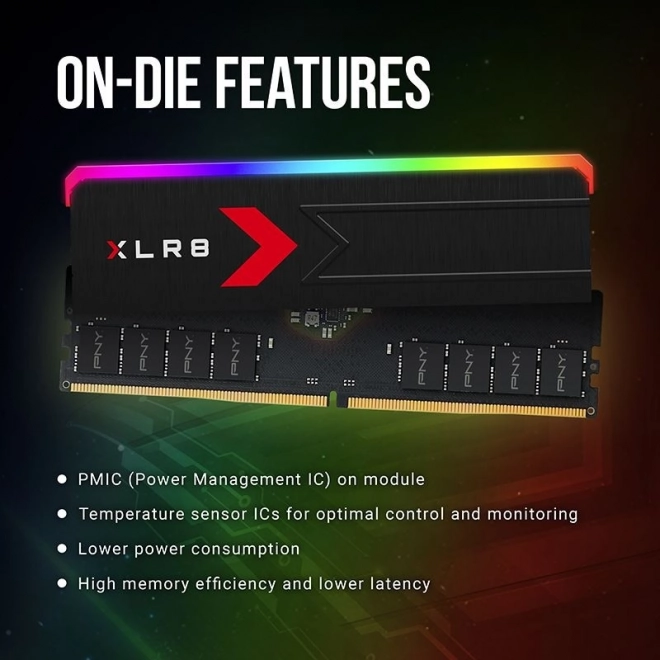 Memorie RAM DDR5 32GB 6000 MHz EPIC-X RGB PNY XLR8 Gaming