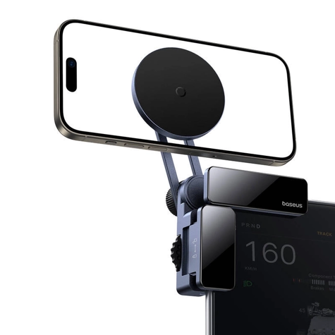 Suport magnetic de bord auto Baseus MaxView gri