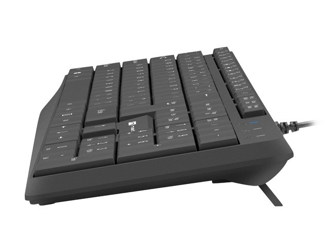 Tastatură Nautilus Slim Neagră