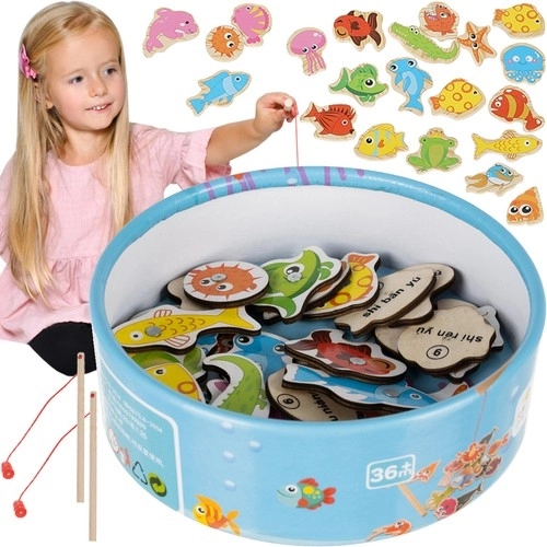Joc magnetic Pescuit peștișori 22 piese