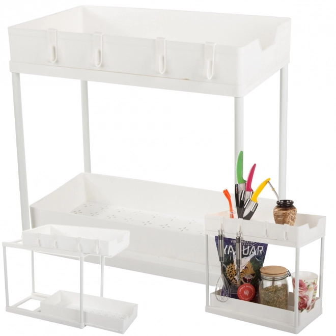 Organizator de bucătărie cu raft extensibil