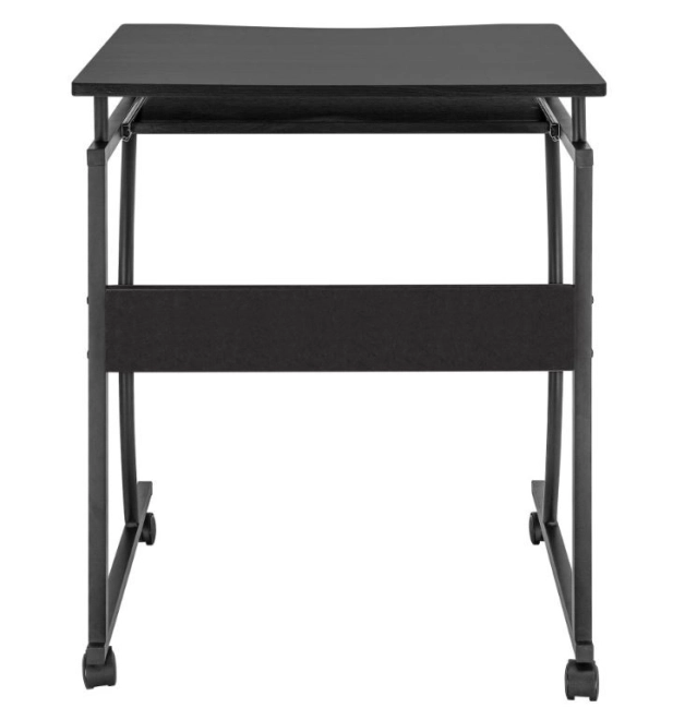 Birou computer mobil negru