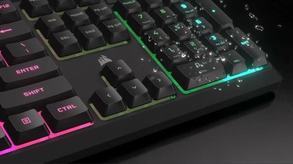 Tastatură mecanică Corsair K55 Core RGB neagră