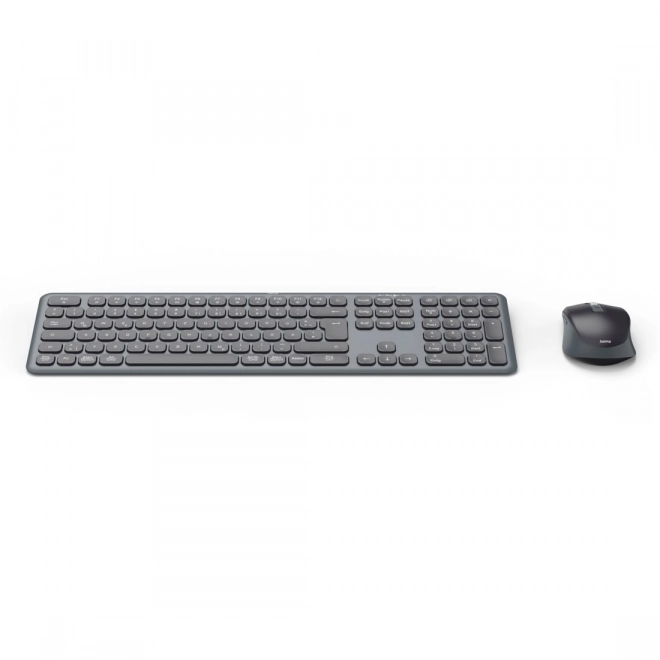 Set tastatură și mouse negru-gri
