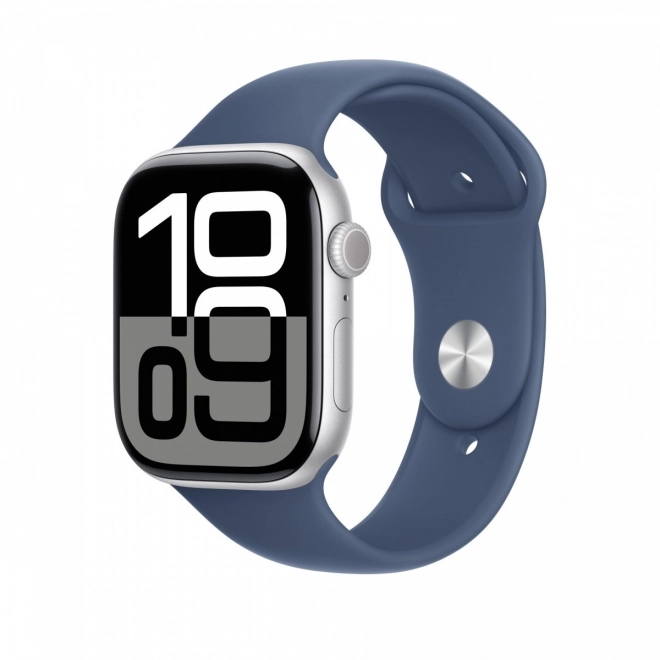 Curea sport în culoare denim pentru carcasă 46 mm - mărime M/L