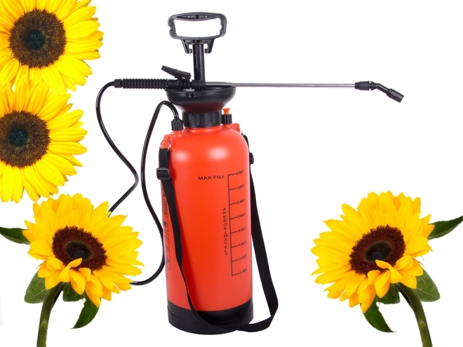 Pulverizator de gradina cu presiune cu tijă lungă 8l