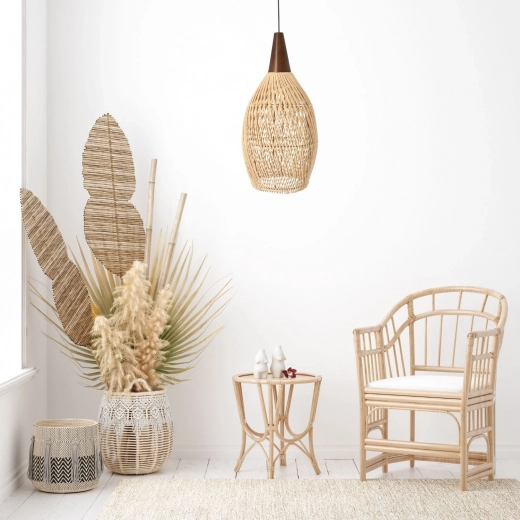 Materiale naturale pentru interioare boho și scandi