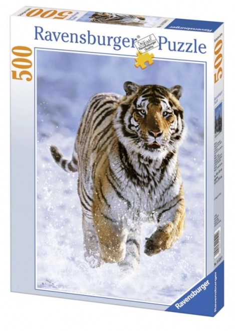 Puzzle Ravensburger Tigru în iarnă 500 piese