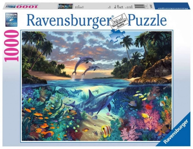 Puzzle Ravensburger Golful Coralilor 1000 de piese